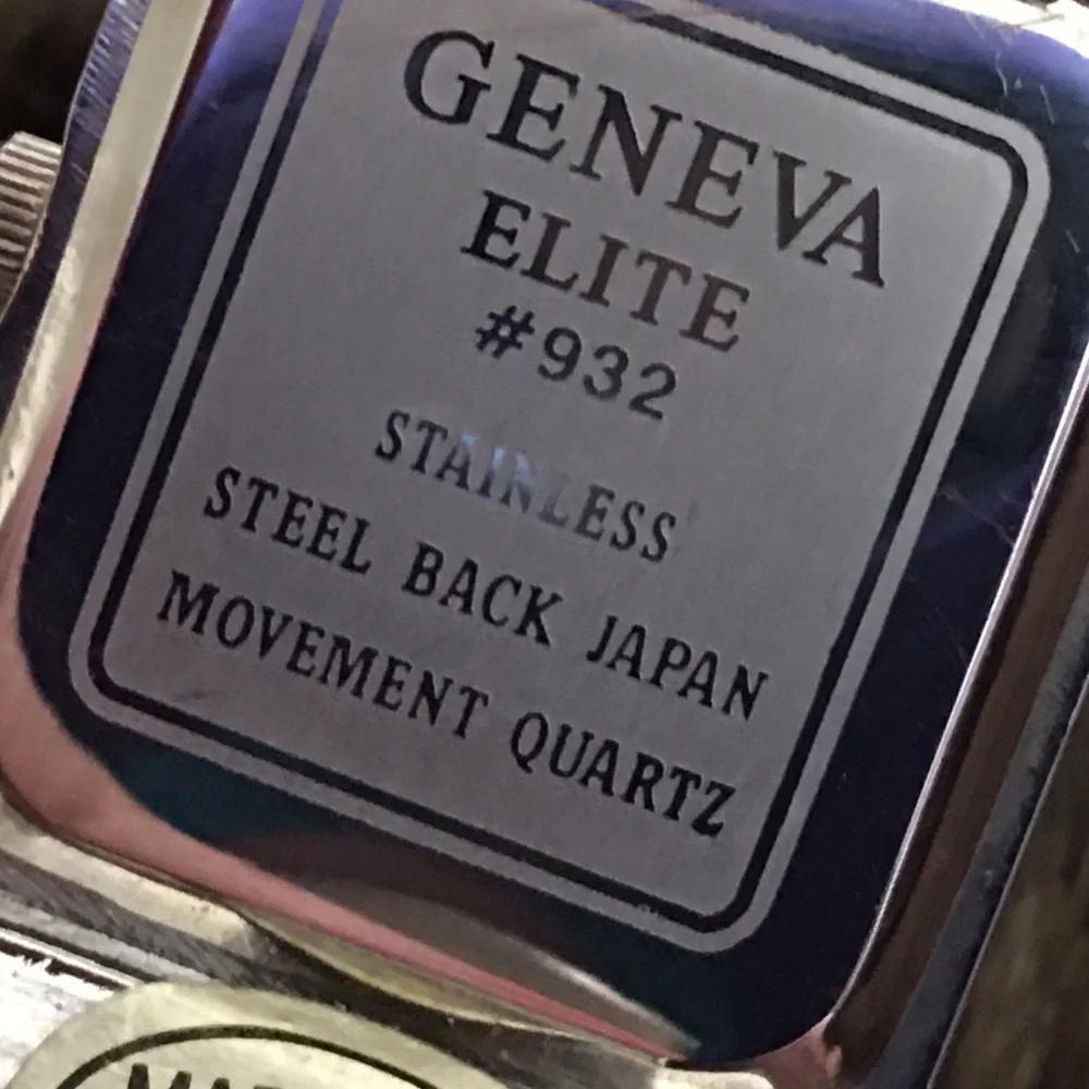 Ladies Geneva Elite #932 clamp bracelet watch
